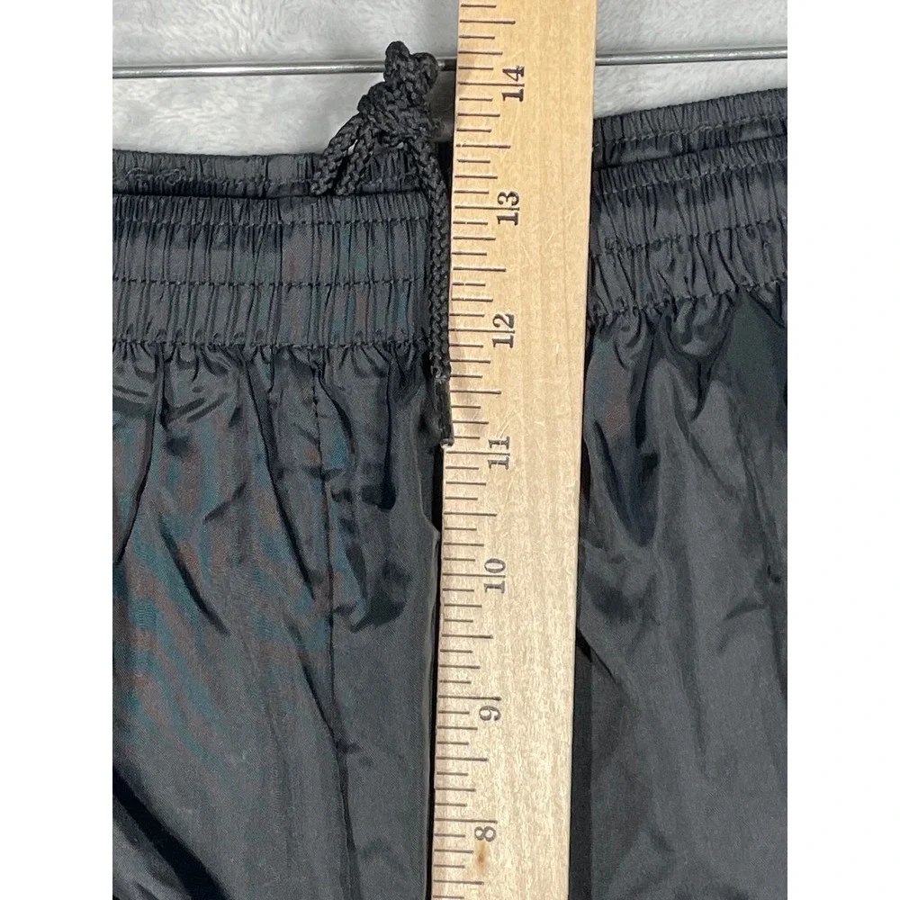 Vintage Nike Windbreaker Pants Mens Large Black Nylon Joggers Track Lined